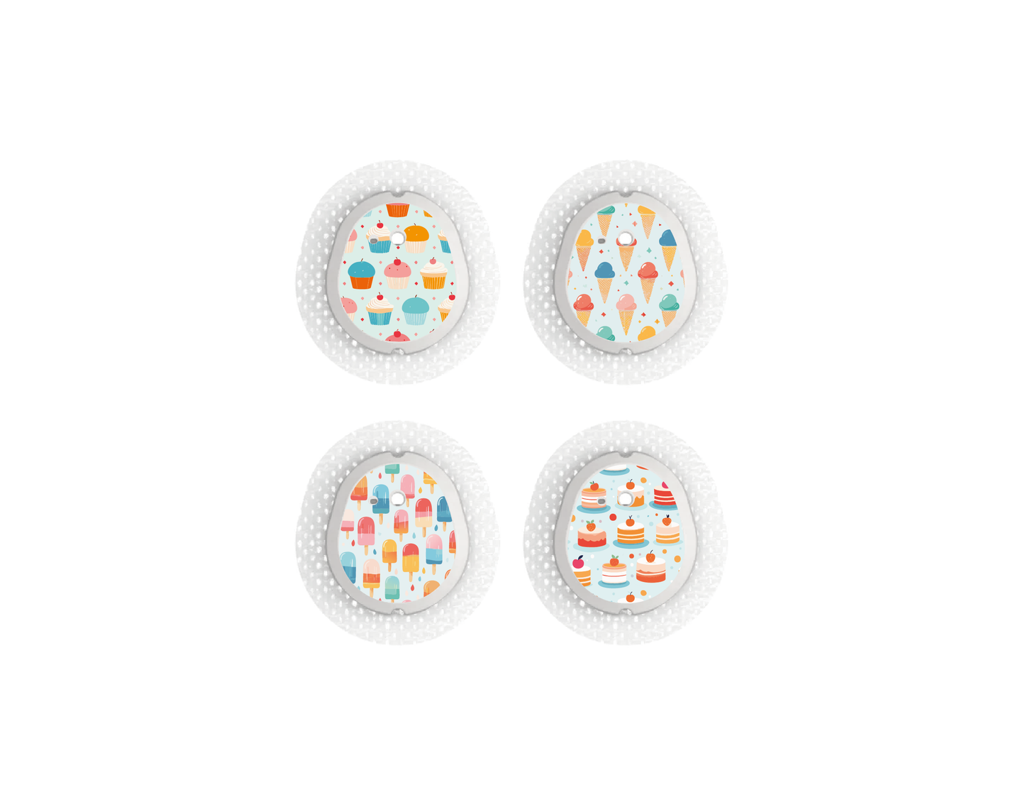 "Sweet Delights" - CGM Sensor Stickers for Dexcom, Libre, Medtronic & Medtrum
