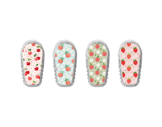 "Cherry Dream" - CGM Sensor Stickers for Dexcom, Libre, Medtronic & Medtrum