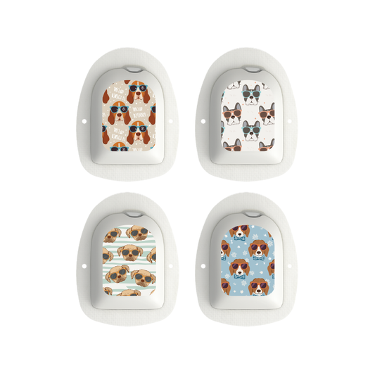 "Hip Hounds" - Omnipod Pod Stickers & Temporary Tattoos