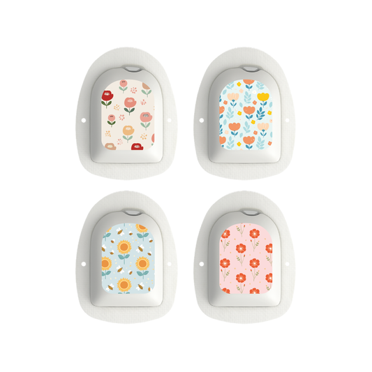 "Bloomscape" - Omnipod Pod Stickers & Temporary Tattoos