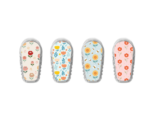 "Bloomscape" - CGM Sensor Stickers for Dexcom, Libre, Medtronic & Medtrum