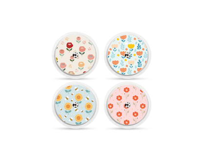 "Bloomscape" - CGM Sensor Stickers for Dexcom, Libre, Medtronic & Medtrum