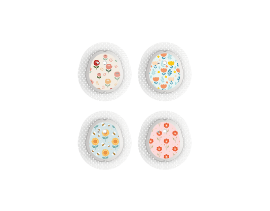 "Bloomscape" - CGM Sensor Stickers for Dexcom, Libre, Medtronic & Medtrum