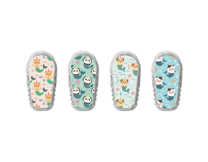 "Mermaid Pals" - CGM Sensor Stickers for Dexcom, Libre, Medtronic & Medtrum