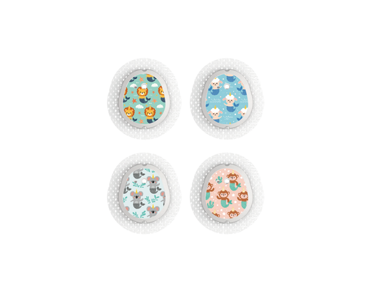 "Mermaid Pals" - CGM Sensor Stickers for Dexcom, Libre, Medtronic & Medtrum