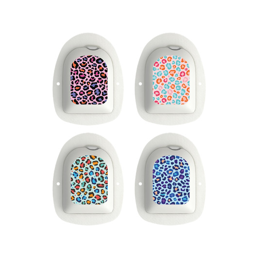 "Leopard Pop" - Omnipod Pod Stickers & Temporary Tattoos