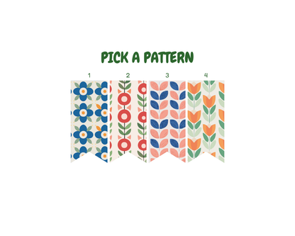 “Retro Flower” - Waterproof CGM Overpatches for Dexcom, Libre, Medtronic & Medtrum