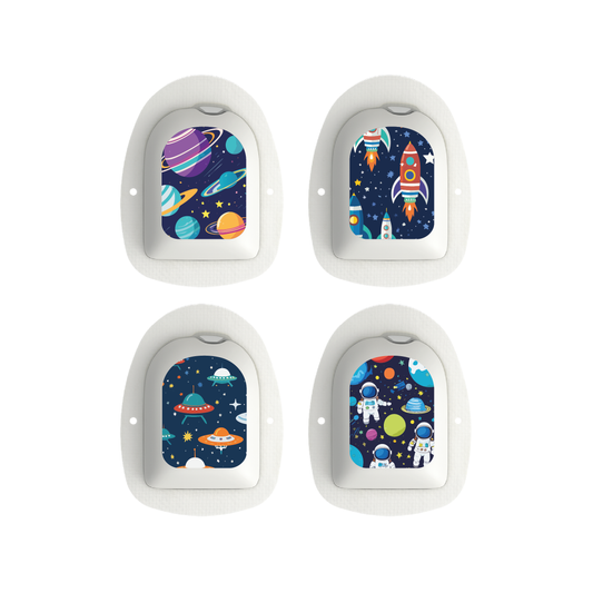 "Astroplay" - Omnipod Pod Stickers & Temporary Tattoos