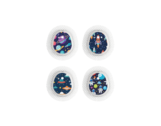 "Astroplay" - CGM Sensor Stickers for Dexcom, Libre, Medtronic & Medtrum