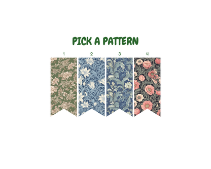 “Heritage Garden” - Waterproof CGM Overpatches for Dexcom, Libre, Medtronic & Medtrum