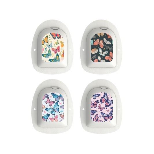 "Flutterby" - Omnipod Pod Stickers & Temporary Tattoos