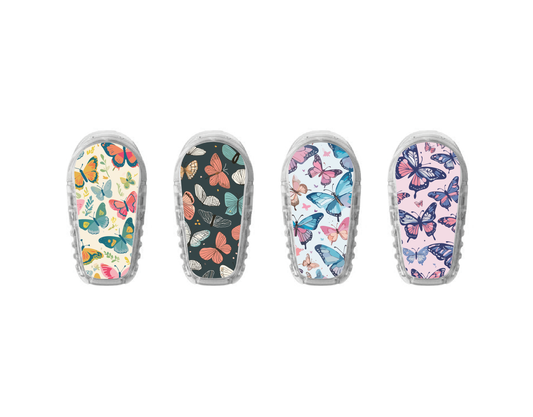 "Flutterby" - CGM Sensor Stickers for Dexcom, Libre, Medtronic & Medtrum