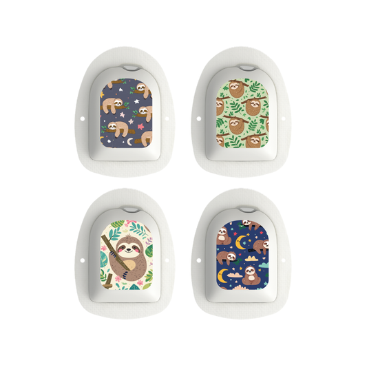 "Slothful" - Omnipod Pod Stickers & Temporary Tattoos
