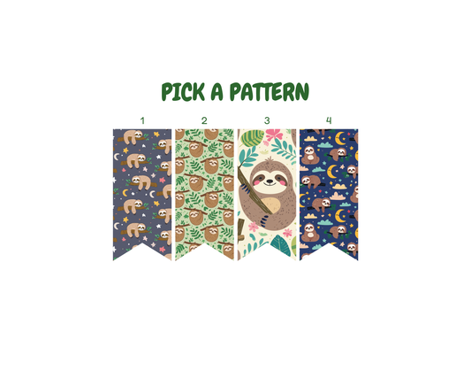"Slothful" - Diabetes Device Stickers for Ypsopump, Tandem Tslim, Medtronic Minimed, Omnipod, Novopen