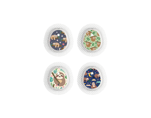 "Slothful" - CGM Sensor Stickers for Dexcom, Libre, Medtronic & Medtrum