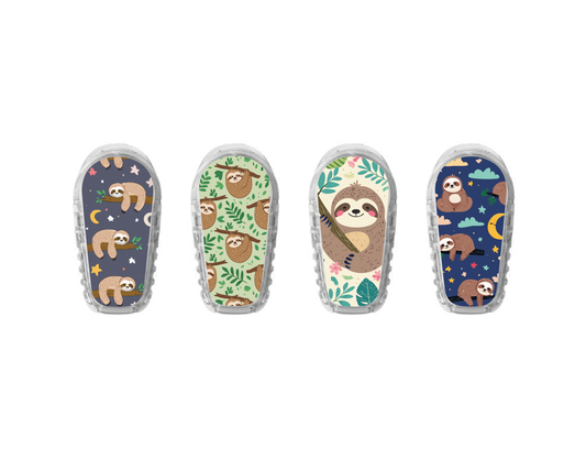 "Slothful" - CGM Sensor Stickers for Dexcom, Libre, Medtronic & Medtrum
