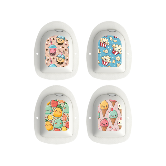 "Snack Attack" - Omnipod Pod Stickers & Temporary Tattoos