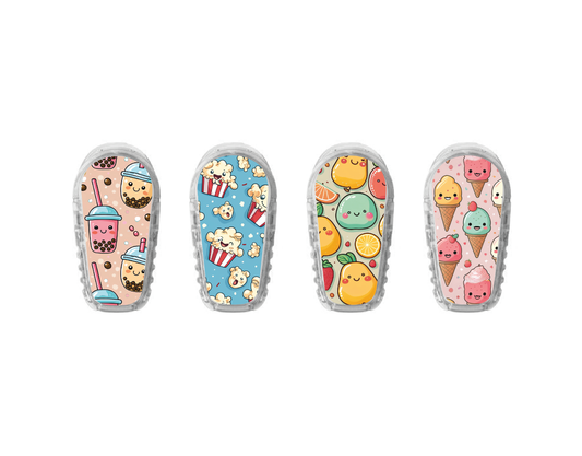 "Snack Attack" - CGM Sensor Stickers for Dexcom, Libre, Medtronic & Medtrum