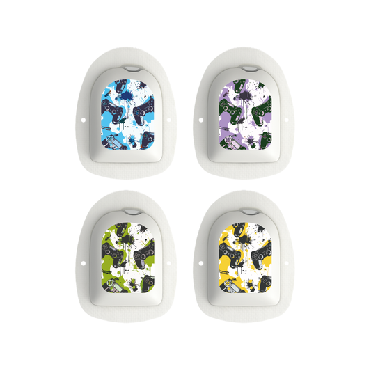 "Game On" - Omnipod Pod Stickers & Temporary Tattoos