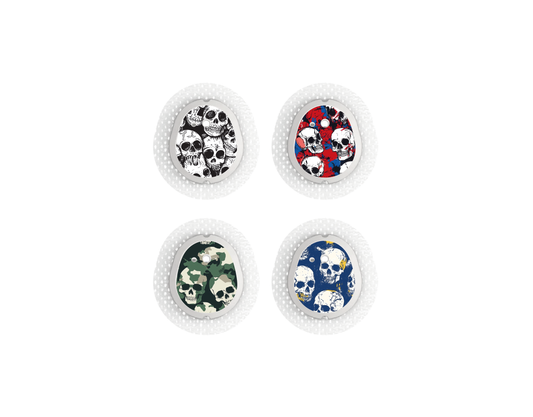 "Sculltastic" - CGM Sensor Stickers for Dexcom, Libre, Medtronic & Medtrum