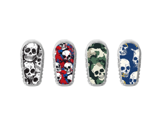 "Sculltastic" - CGM Sensor Stickers for Dexcom, Libre, Medtronic & Medtrum