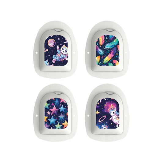 "Neon Fantasy" - Omnipod Pod Stickers & Temporary Tattoos