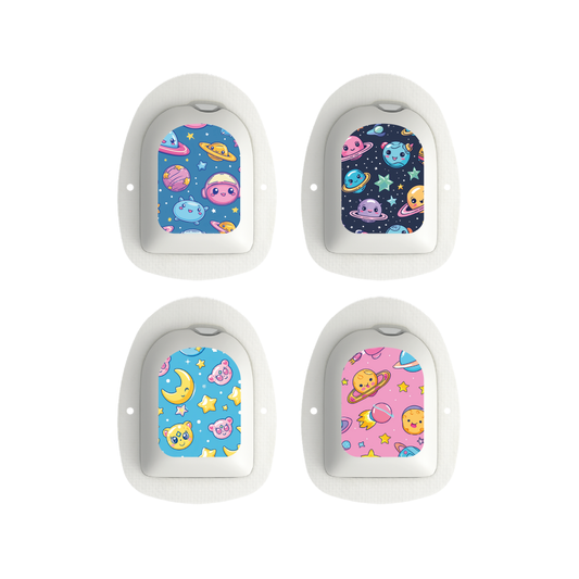 "Cosmic Cuties" - Omnipod Pod Stickers & Temporary Tattoos