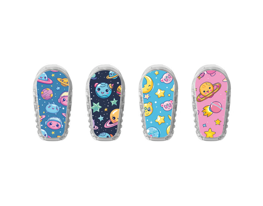 "Cosmic Cuties" - CGM Sensor Stickers for Dexcom, Libre, Medtronic & Medtrum