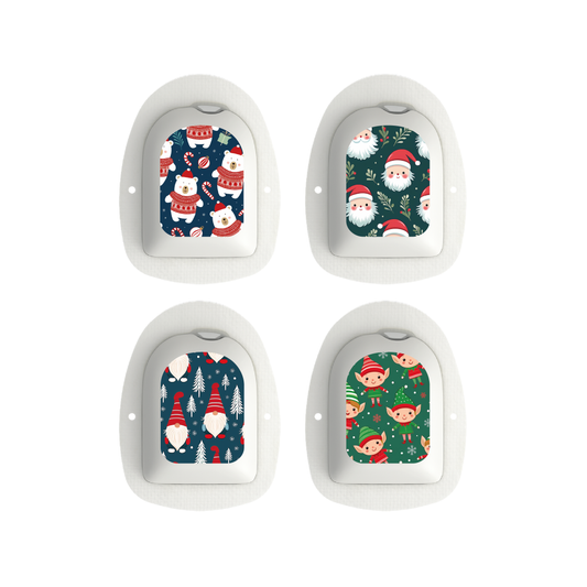 "Santa Squad" - Omnipod Pod Stickers & Temporary Tattoos