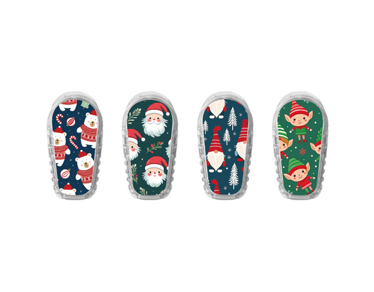 "Santa Squad" - CGM Sensor Stickers for Dexcom, Libre, Medtronic & Medtrum