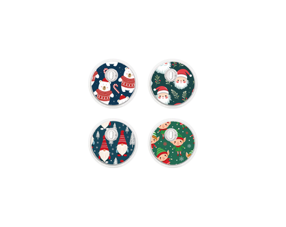 "Santa Squad" - CGM Sensor Stickers for Dexcom, Libre, Medtronic & Medtrum