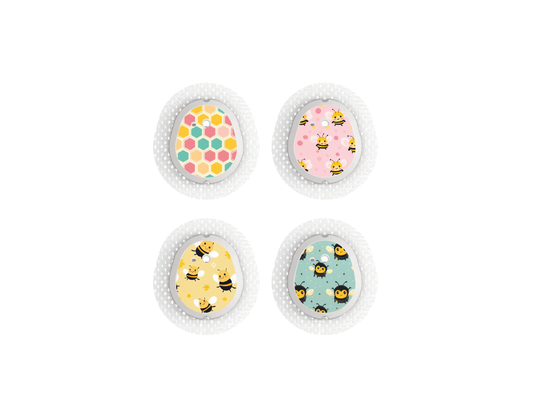 "Bee Sweet" - CGM Sensor Stickers for Dexcom, Libre, Medtronic & Medtrum