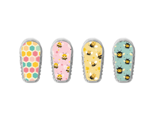 "Bee Sweet" - CGM Sensor Stickers for Dexcom, Libre, Medtronic & Medtrum