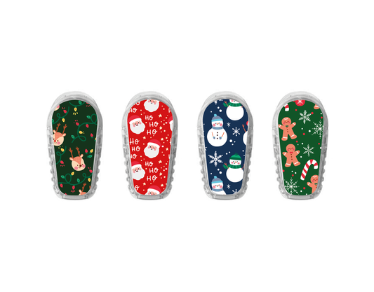 "Holiday Joy" - CGM Sensor Stickers for Dexcom, Libre, Medtronic & Medtrum