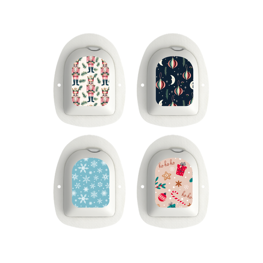 "Mistletoe Magic" - Omnipod Pod Stickers & Temporary Tattoos