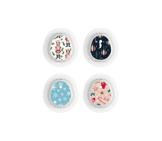 "Mistletoe Magic" - CGM Sensor Stickers for Dexcom, Libre, Medtronic & Medtrum