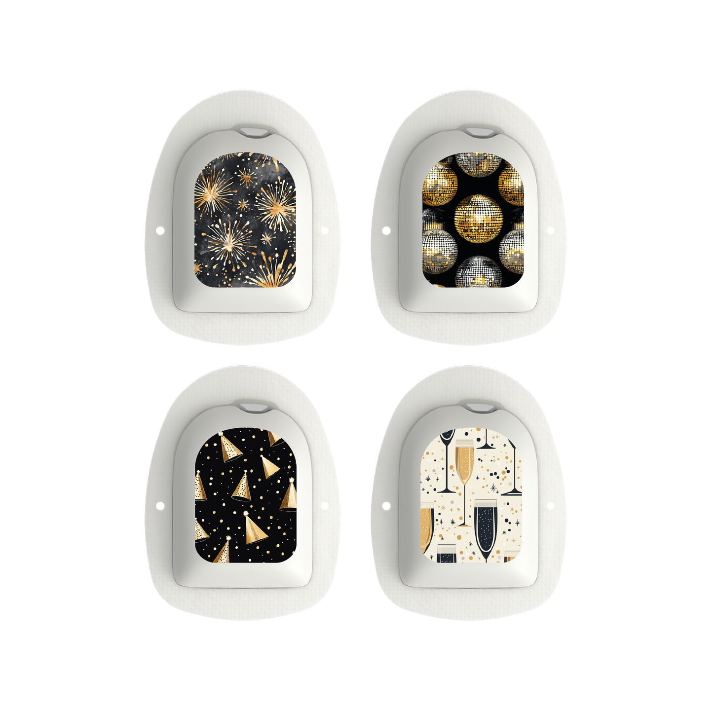 "Celebration Spark" - Omnipod Pod Stickers & Temporary Tattoos