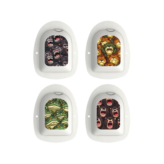 "Wild Force" - Omnipod Pod Stickers & Temporary Tattoos