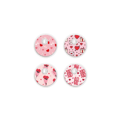 "Valentine" - CGM Sensor Stickers for Dexcom, Libre, Medtronic & Medtrum