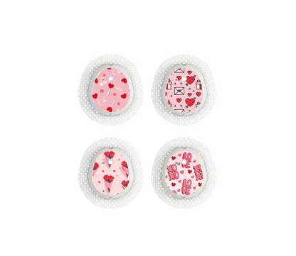 "Valentine" - CGM Sensor Stickers for Dexcom, Libre, Medtronic & Medtrum