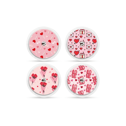 "Valentine" - CGM Sensor Stickers for Dexcom, Libre, Medtronic & Medtrum