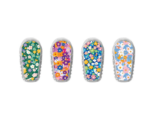 "Floral Bliss" - CGM Sensor Stickers for Dexcom, Libre, Medtronic & Medtrum