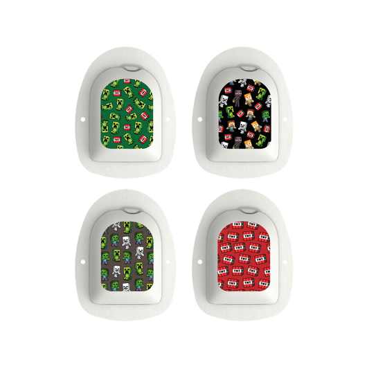 "Creeper World" - Omnipod Pod Stickers & Temporary Tattoos