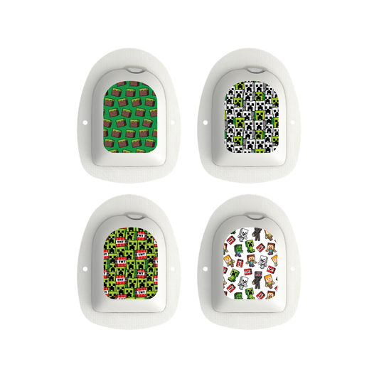 "Creeper World" - Omnipod Pod Stickers & Temporary Tattoos