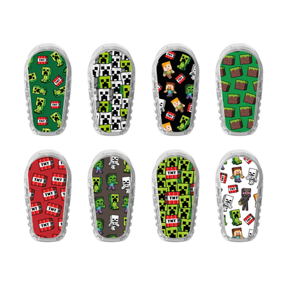 "Creeper World" - CGM Sensor Stickers for Dexcom, Libre, Medtronic & Medtrum