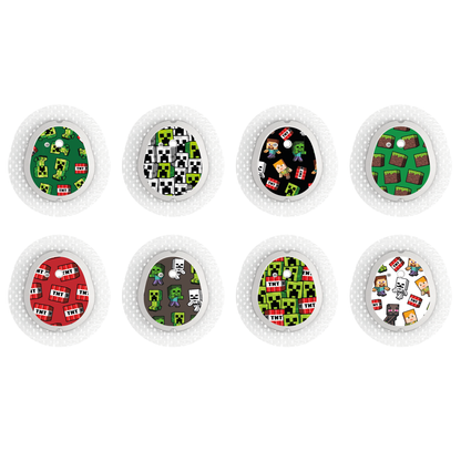 "Creeper World" - CGM Sensor Stickers for Dexcom, Libre, Medtronic & Medtrum