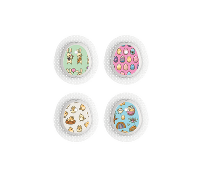 "Egg-Citing" - CGM Sensor Stickers for Dexcom, Libre, Medtronic & Medtrum