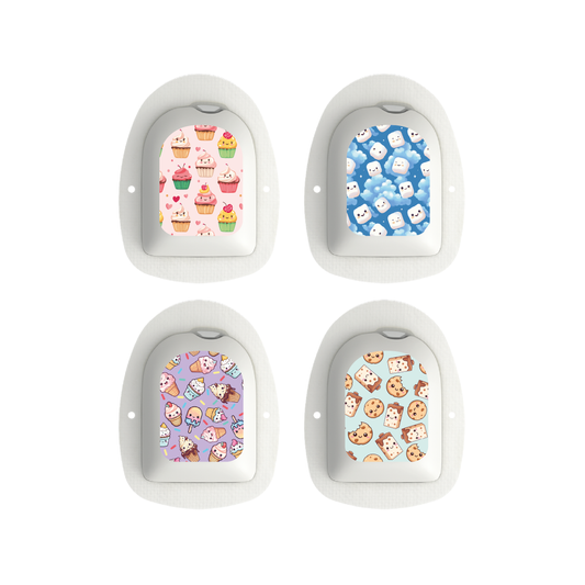 "Nom Nom" - Omnipod Pod Stickers & Temporary Tattoos