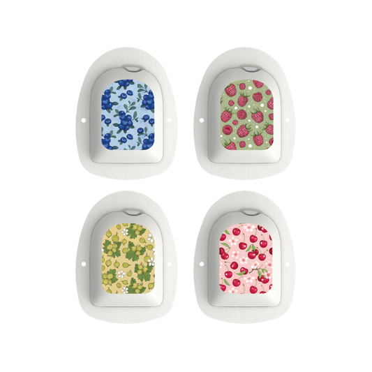 "Swedish Berries" - Omnipod Pod Stickers & Temporary Tattoos