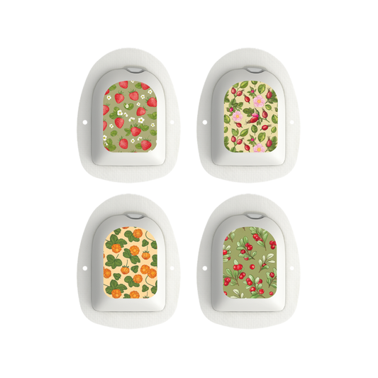 "Swedish Berries" - Omnipod Pod Stickers & Temporary Tattoos